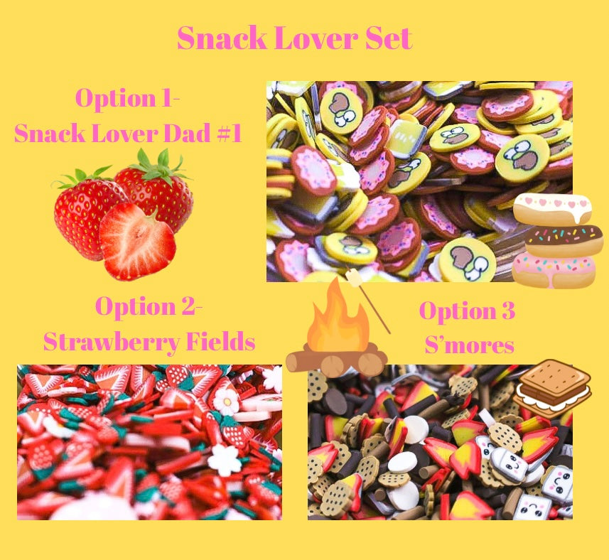 Snack Lover Theme (Select as many as you want)