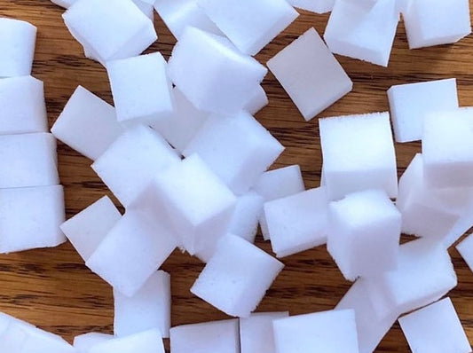 White Foam Cubes